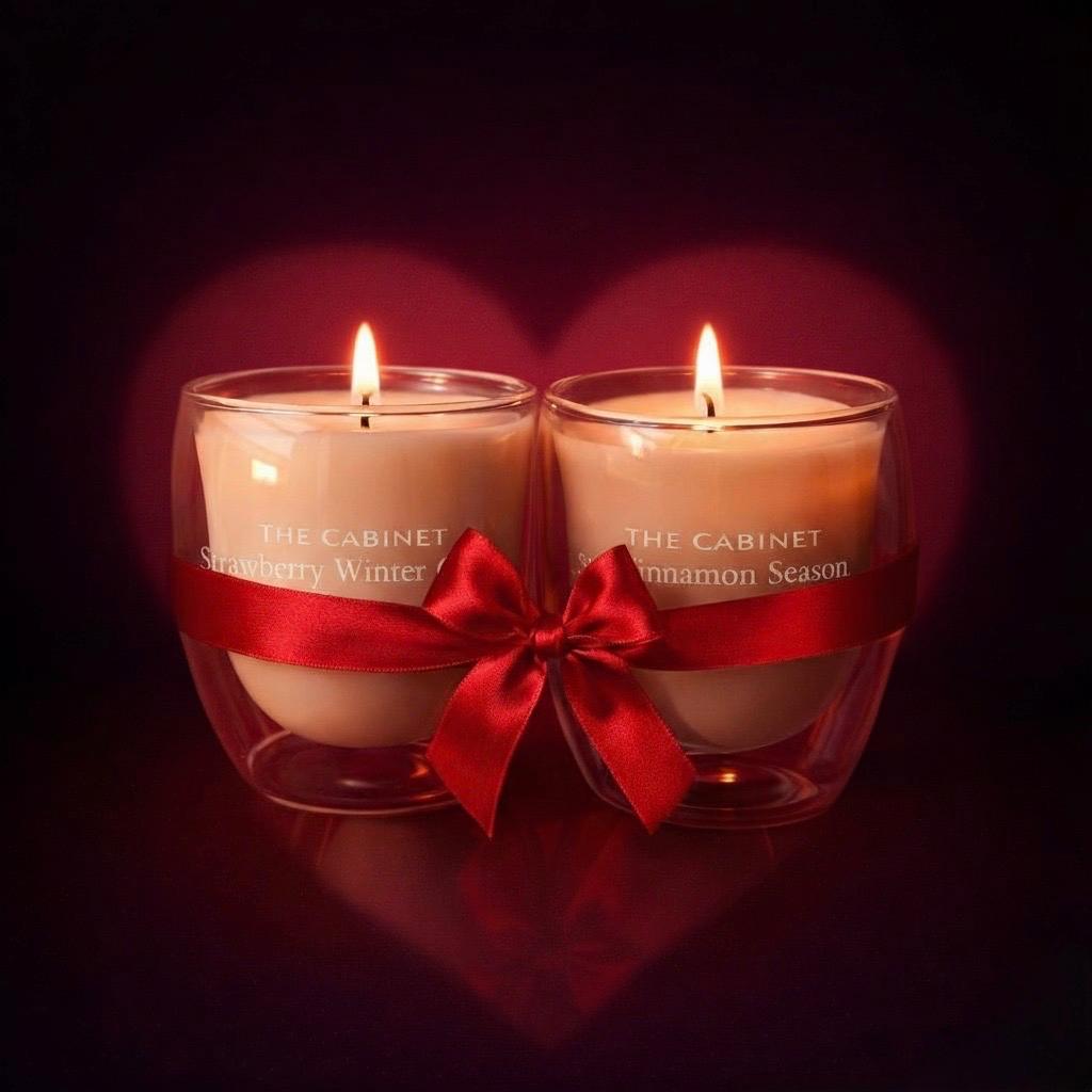 Set of 2 - Strawberry Winter Cream & Cinnamon Season